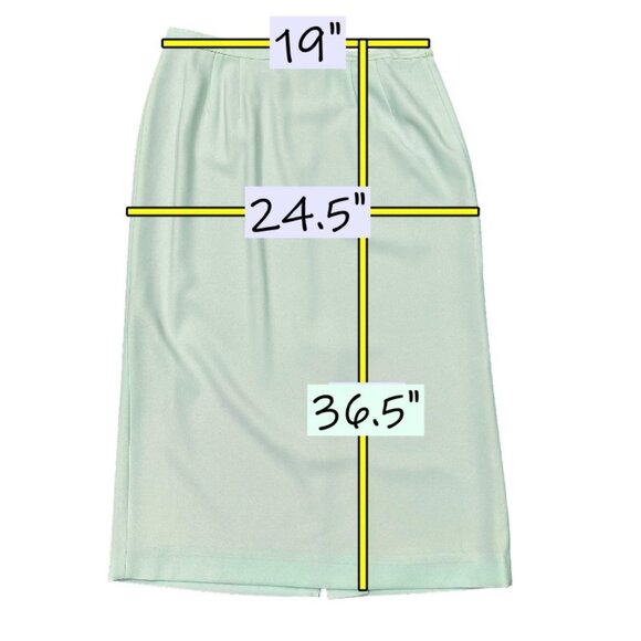 John Meyer of Norwich Womens Mint Green 3 PC Skirt Suit Size 18W Plus Beaded - Picture 16 of 16